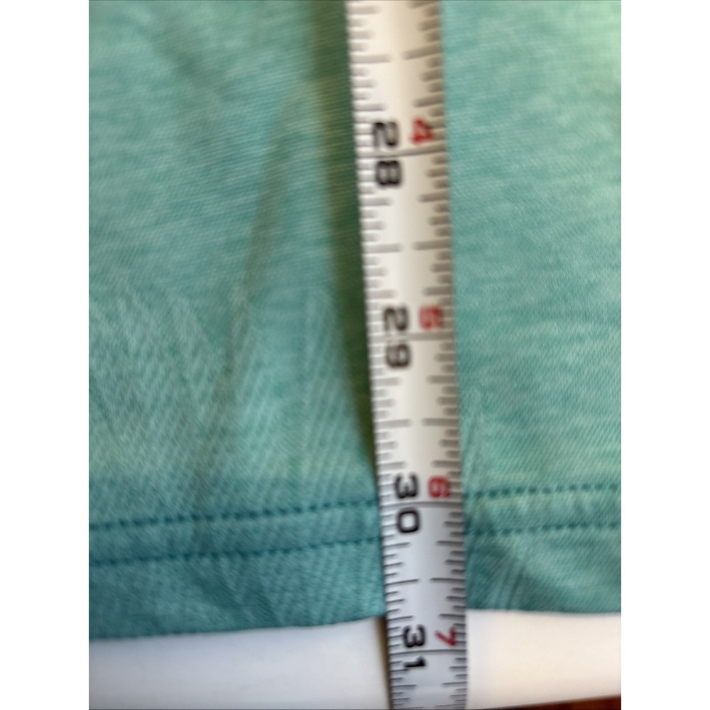 Tommy Bahama Sea Glass Green Island Zone Palm Coast Quarter Zip LightwtMen's XLT - Picture 7 of 9